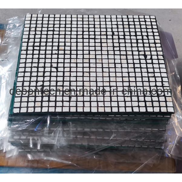 Chute Wear Ceramic Impact Plate Rubber Ceramic Coating
