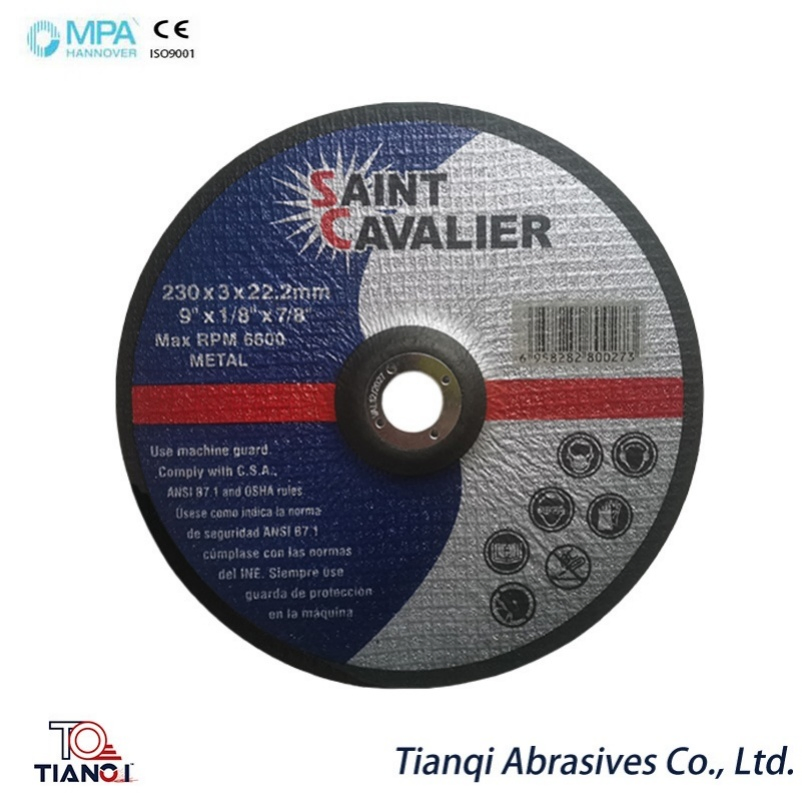 Factory Mass Production Wear Resistant 230X3X22.2mm Metal Cutting Discs