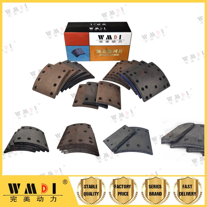 Wg9100440027 Sinotruk HOWO/Shacman/Foton Factory Direct Sale Truck Engine Parts High Quality Truck Spare Parts 135.2*160*14.5mm Brake Lining