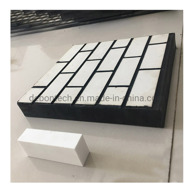 92% 95% Zta Alumina Ceramic Cylinder Tile Wear Resistant Rubber Liner