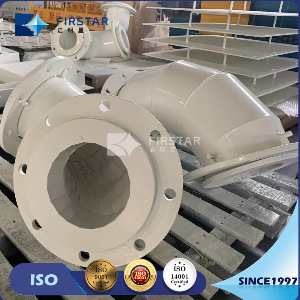 High-Performance Ceramic Cyclone Bend Pipe for Tough Applications