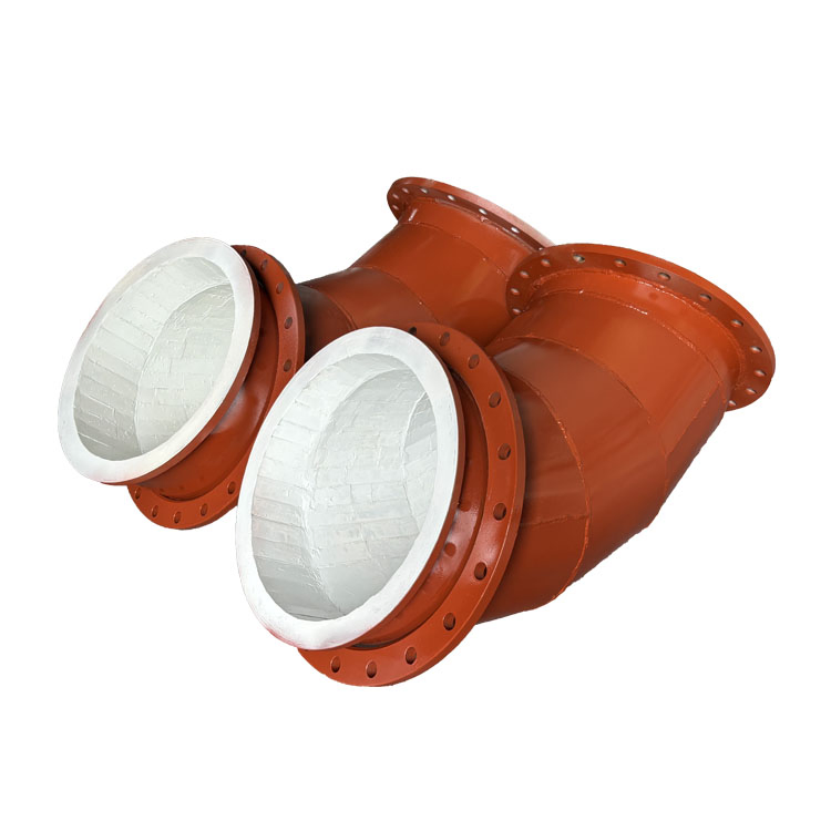 Premium High Alumina Ceramic Tiles Lined Steel Pipe Elbow Bends for Wear-Resistant Protection