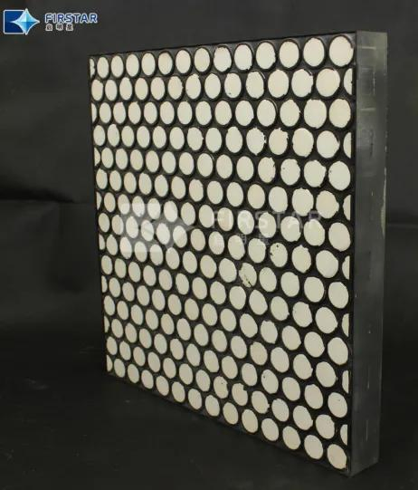 Composite Wear Plate Steel &amp; Rubber Backed Ceramic Paltes