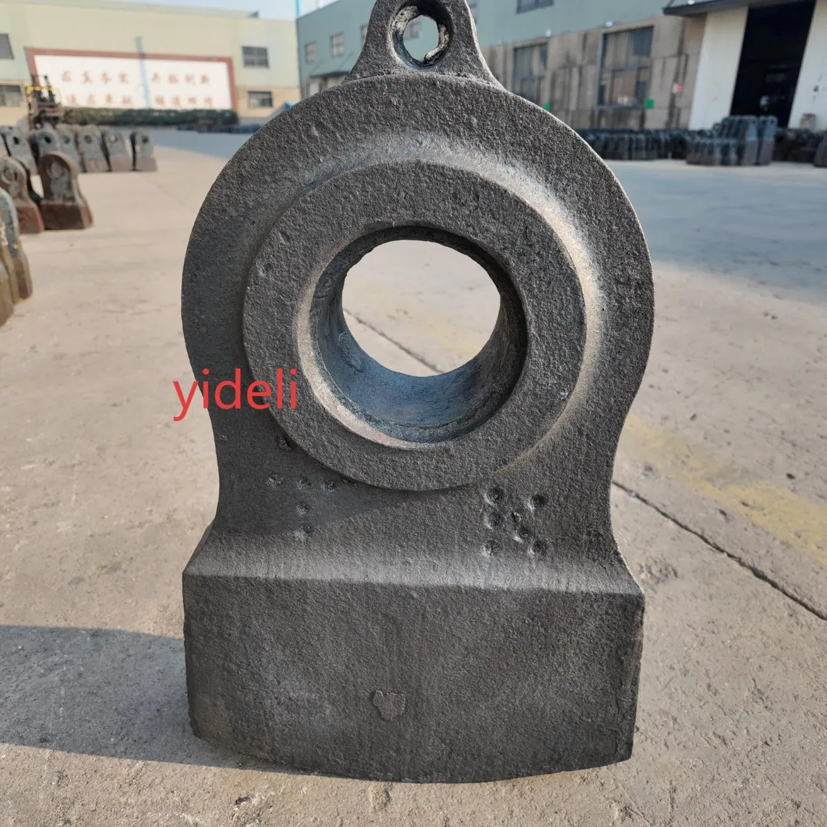 High Chromium Cast Manganese Steel Composite Hammer Head Crusher Wear Part