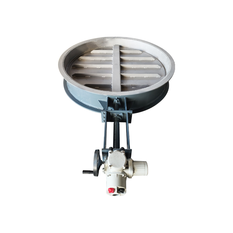 Power Plant Dust Transport Ceramic Lined Shaft Anti Clogging Ventilation Butterfly Valve