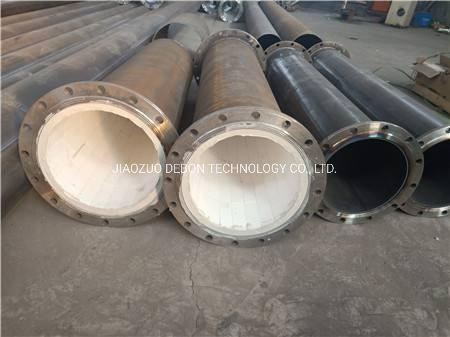 92% 95% Zta Alumina Ceramic Lining Tiles Ceramic Lined Pipe China Supplier