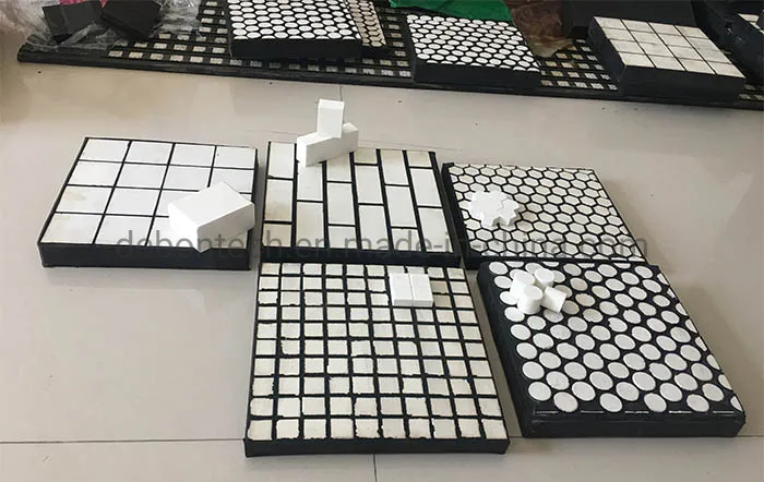 Composite Rubber Ceramic Wear Resistant Liner Structure
