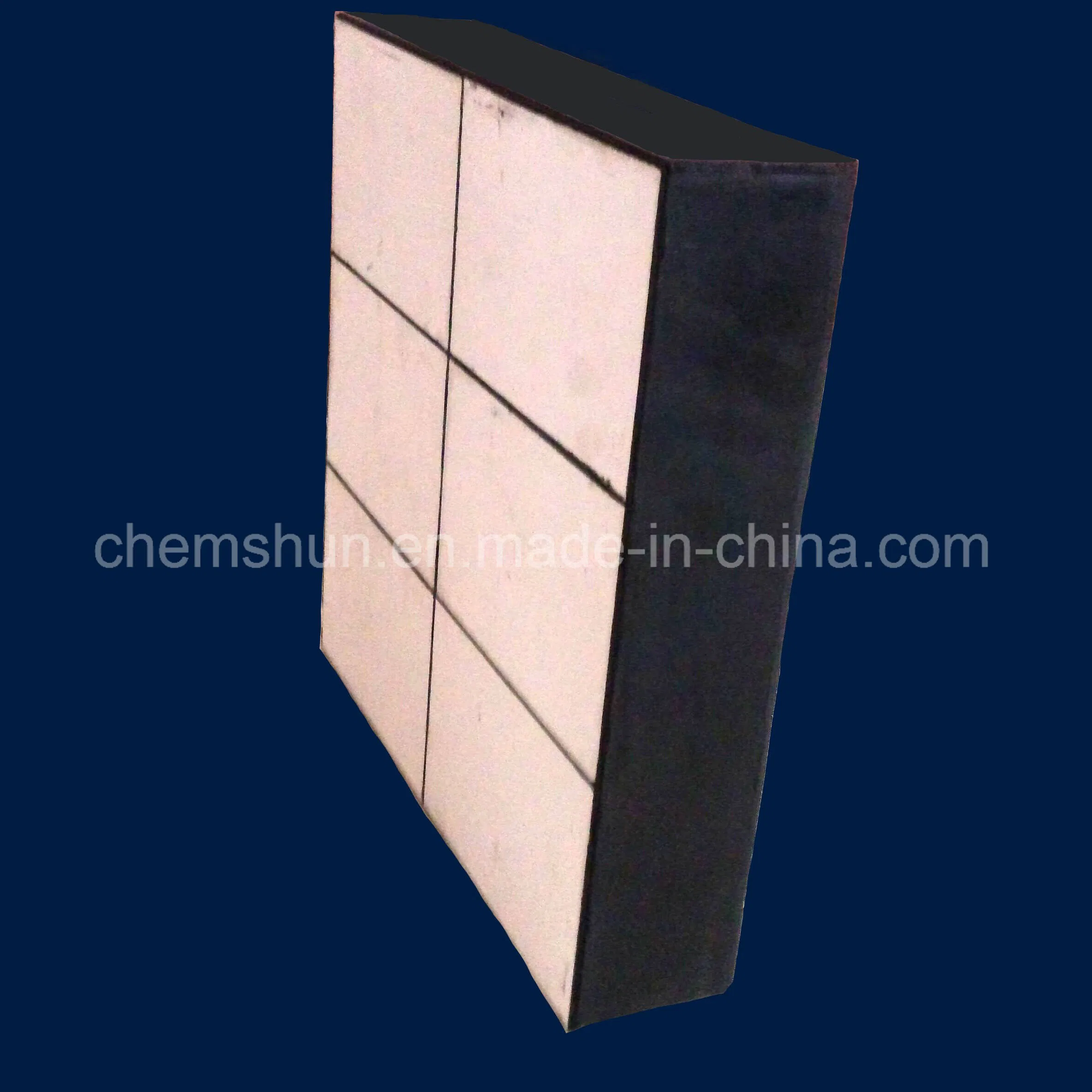 Wear Resistant Alumina Rubber Backed Ceramic Tile