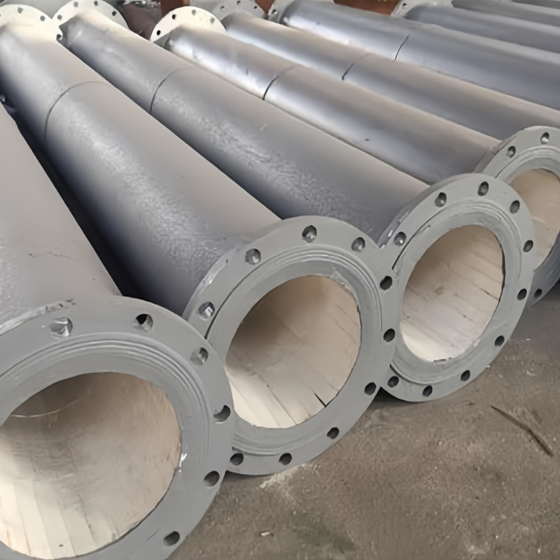 Widely Used Alumina Ceramic Tiles Lined Straight Steel Pipes Bends Elbow