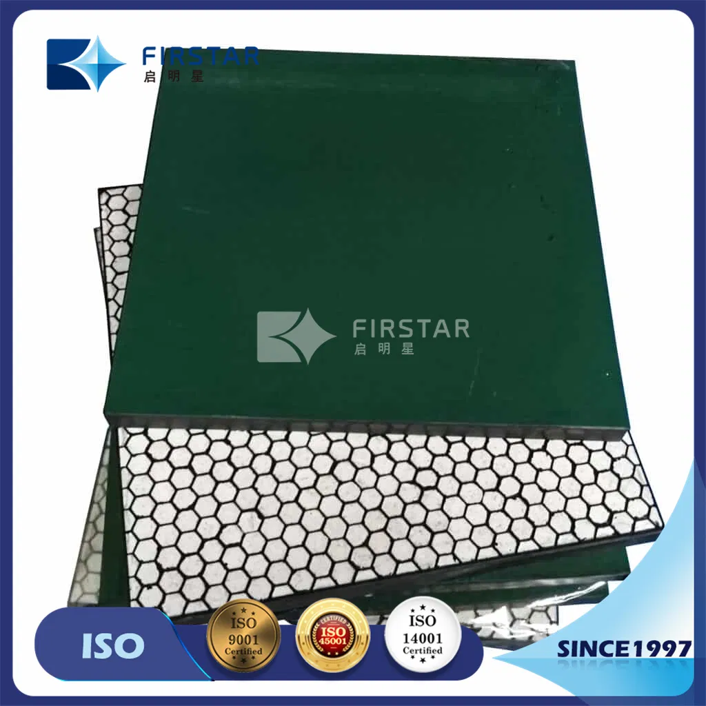 High Quality Wear Resistant Liner Steel Ceramic Rubber Composite Wear Plate Size Customizable