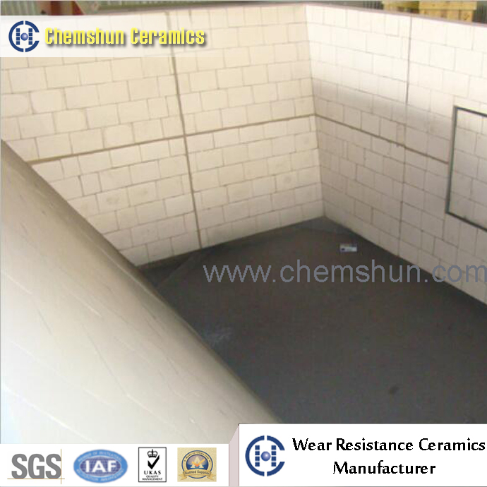 Chemshun Alumina Ceramic Tile Lined Mining Equipment