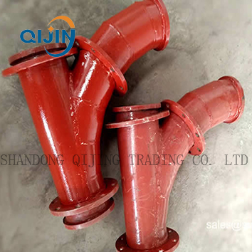Wear Resistant Ceramic Lined Pipe Fittings for Pneumatic Conveying Powder Handling