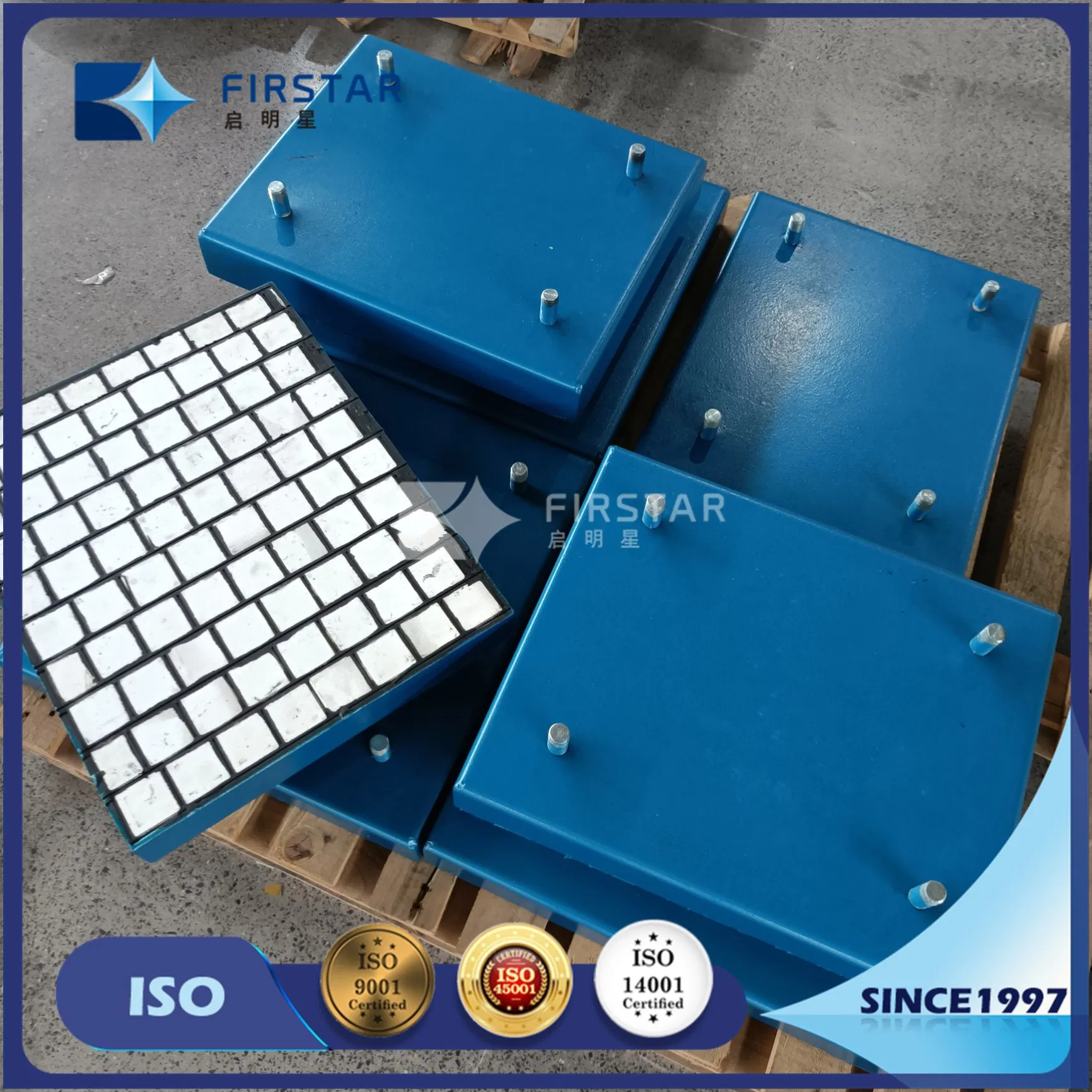 Manufacturer Impact Absorbing Ceramic Wear Liner for Chute and Conveyor Lining