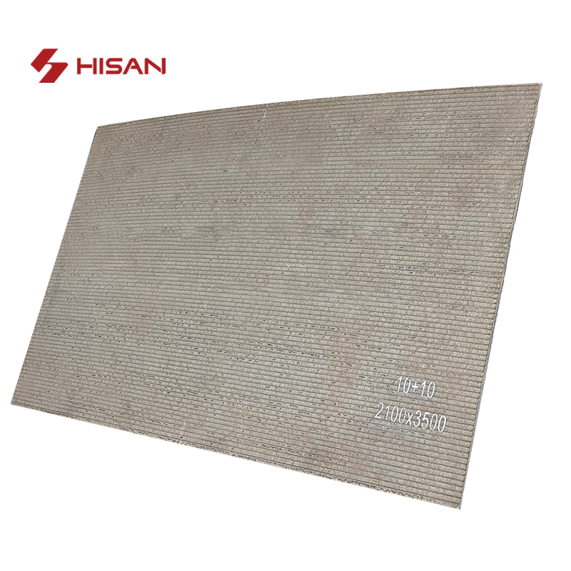Hisan Mining Conveying Chute Chrome Carbide Overlay Hardfacing Wear Resistant Liner Plate