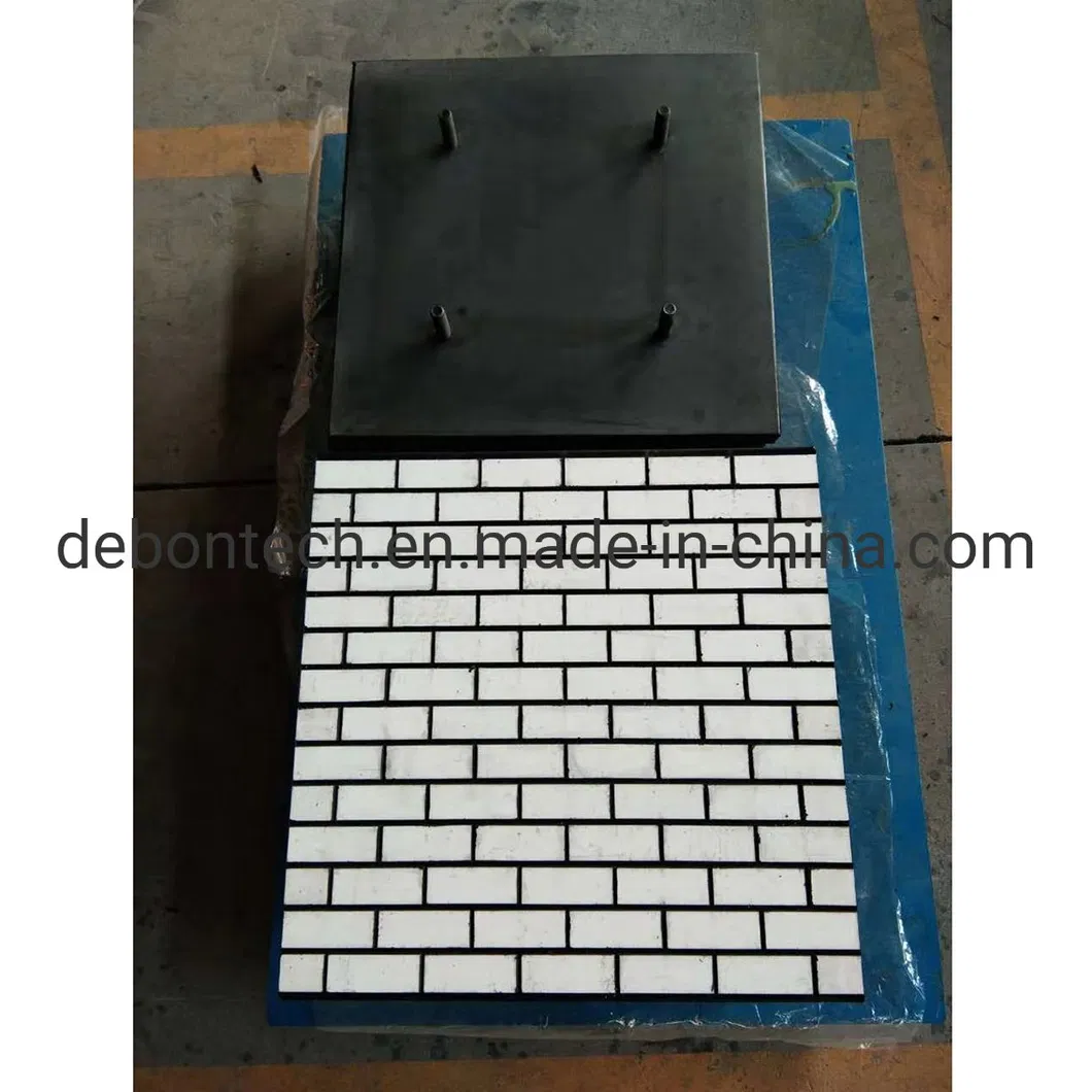 Rubber-ceramic lining