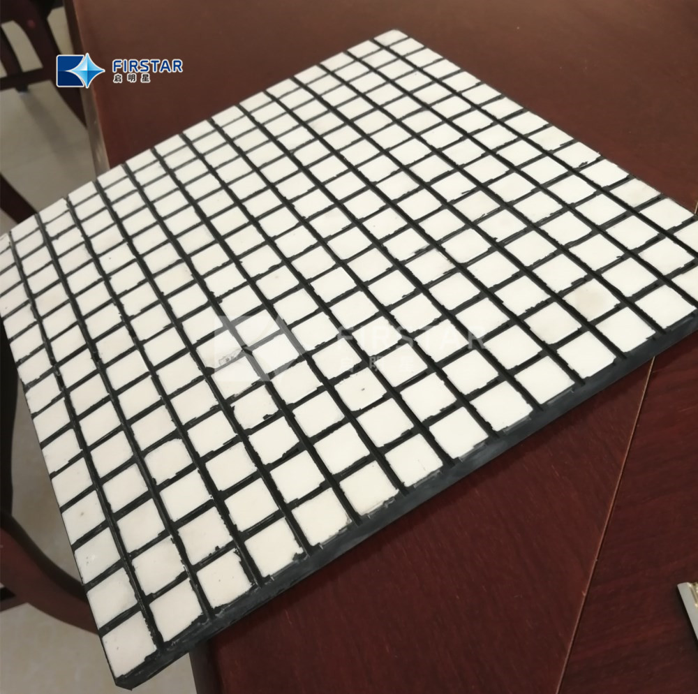 Three-in-One Steel Backed Ceramic Rubber Composite Plates for Wear Resistance