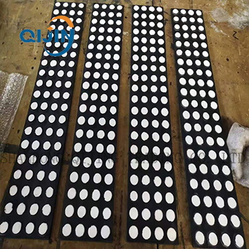 Factory Supply Wear Resistant Rubber Backed Ceramic Mat of Chute Lining