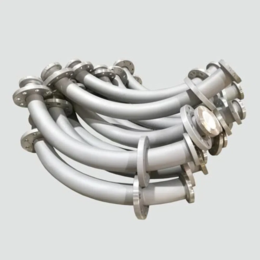 Mining Ceramic Lined Composite Steel Pipe Elbow Wear Resistant Seamless Carbon Steel