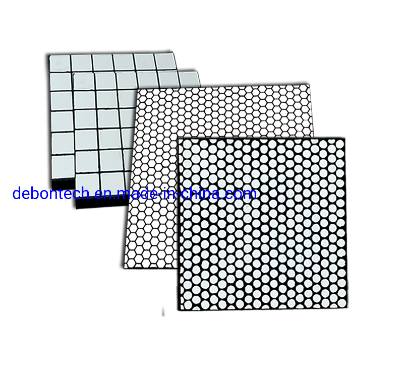 Composite Cylinder Liner Ceramic Lining Plate Rubber Embedded Ceramic Liner