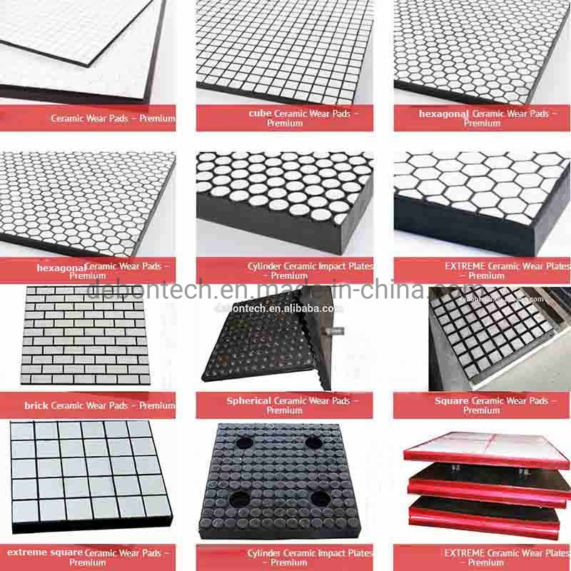 92% 95% Zta Alumina Ceramic Cylinder Tile Wear Resistant Rubber Liner