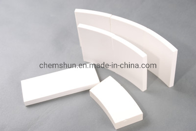 Hot Resistant 92% 95% Alumina Ceramic Wear Plate Lined Hopper for Cement