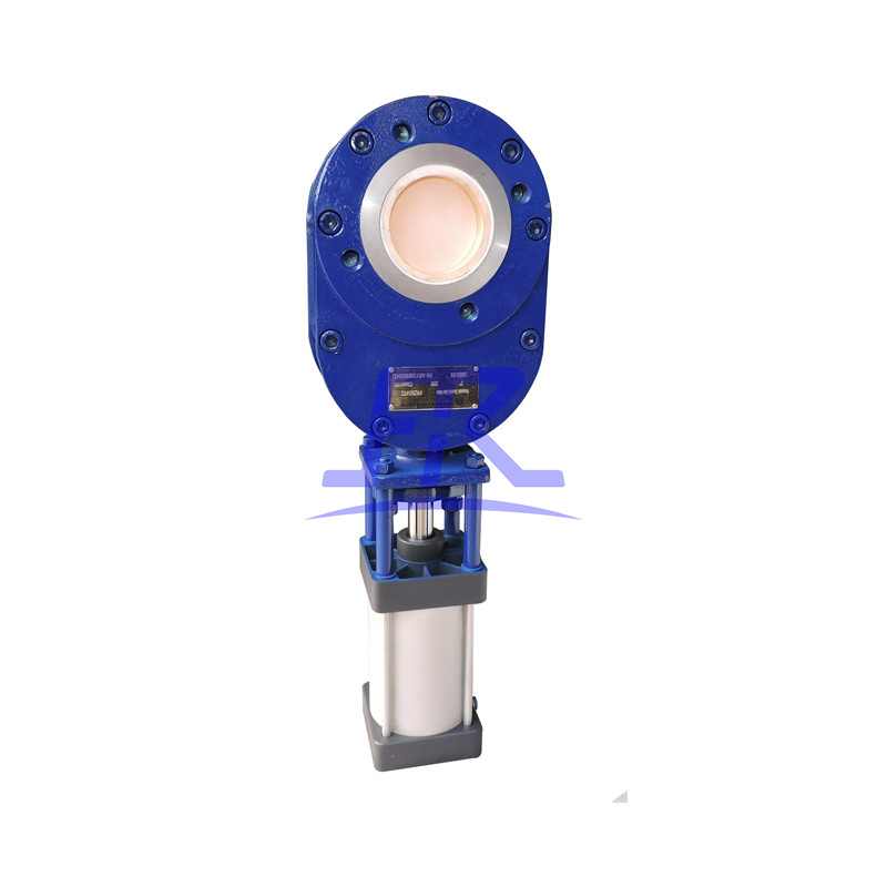 Stainless Steel/Wcb Pneumatic Flangeless Wafer Ceramic Lined Dual-Plate Balance Discharge Gate Valve