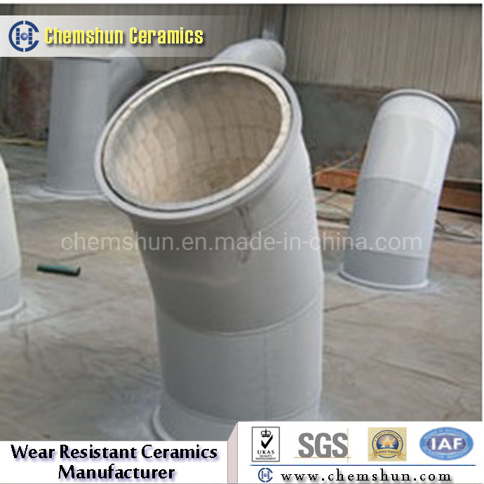 Abrasion Resistant Alumina Ceramic Lined Ash Handling Systems