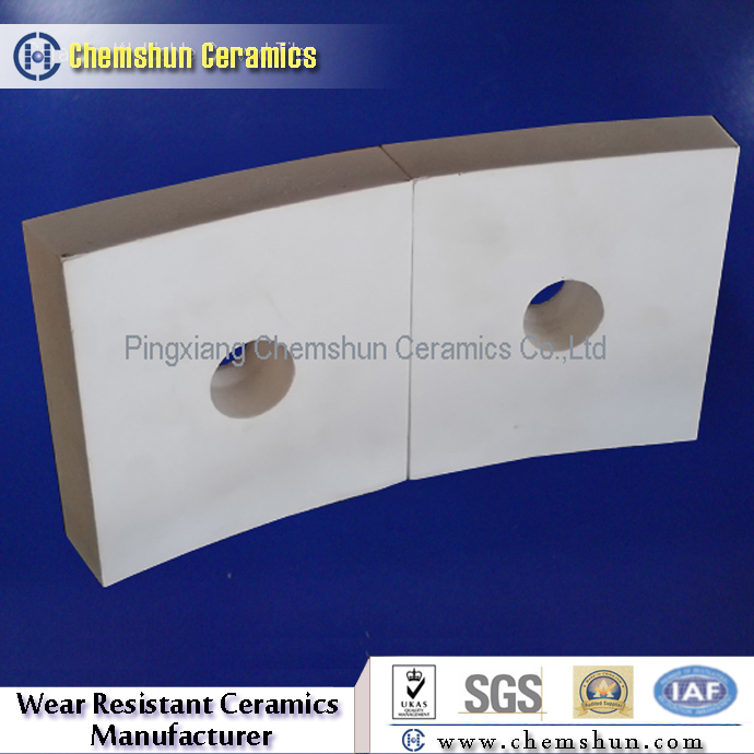 Abrasion Resistant Linings/ Wear Resistant Alumina Ceramic Lining Tiles