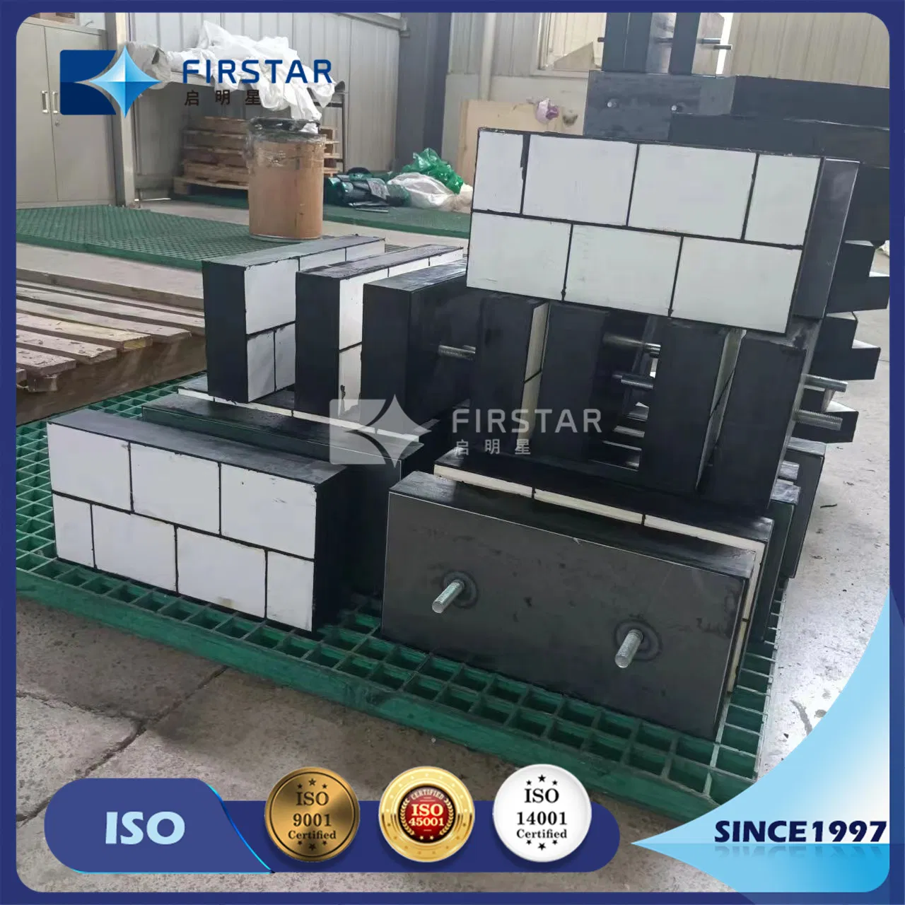 Steel Composite Rubber Backed Ceramic Plates &amp; Liner for Wear &amp; Impact Protection