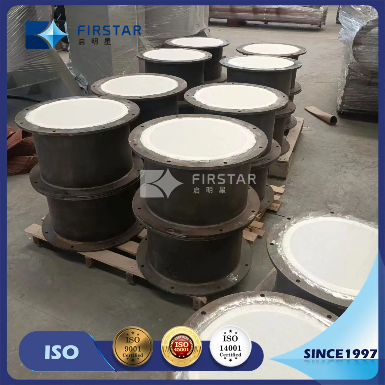 Abrasion Resistance Alumina Ceramic Lined Pipelines Applied in Mining Industry