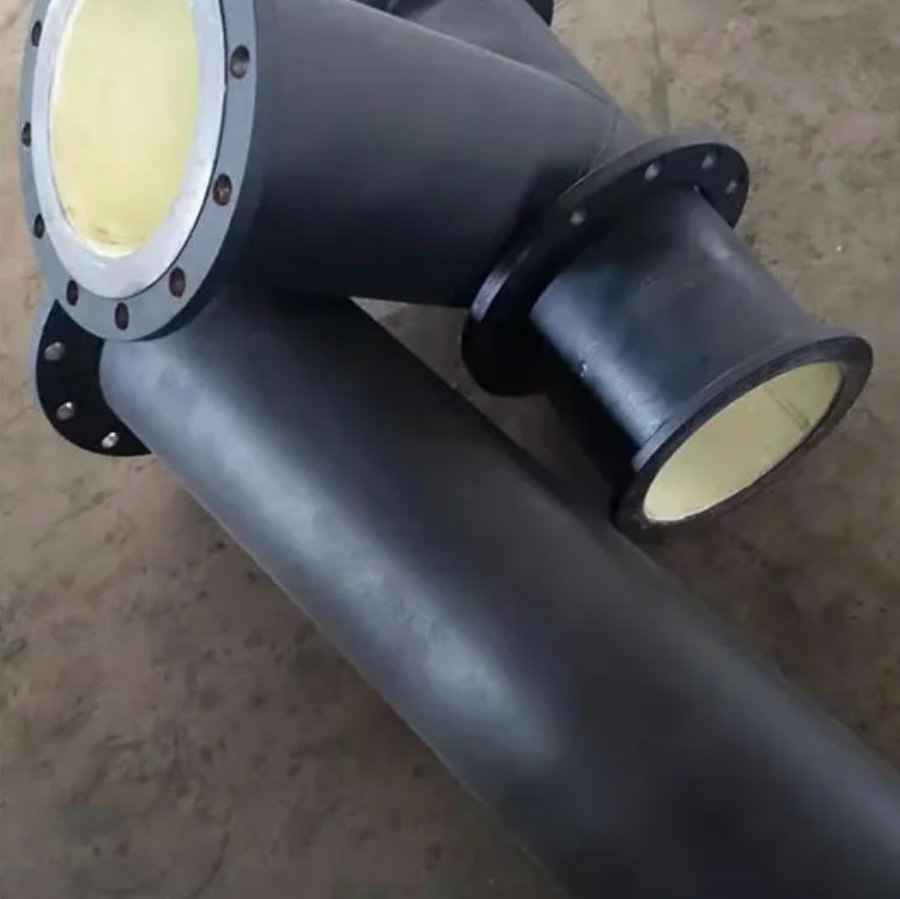 Abrasion Resistant Alumina Ceramic Lined Steel Pipe