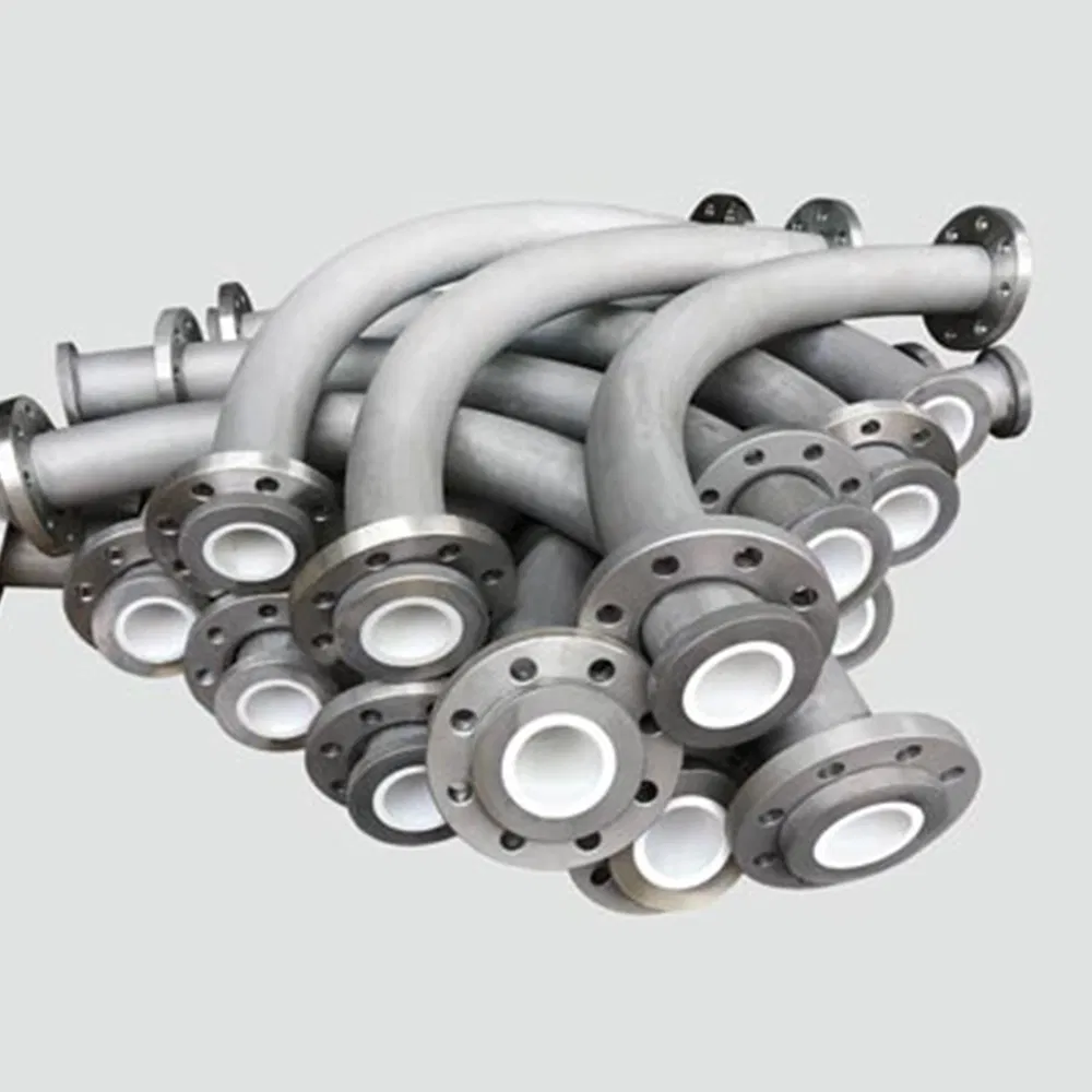 Mining Ceramic Lined Composite Steel Pipe Elbow Wear Resistant Seamless Carbon Steel