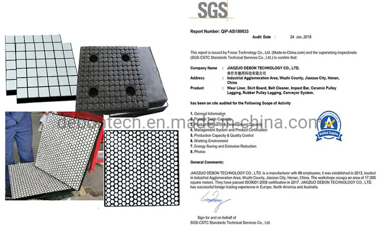 Ceramic Rubber Composite Liner