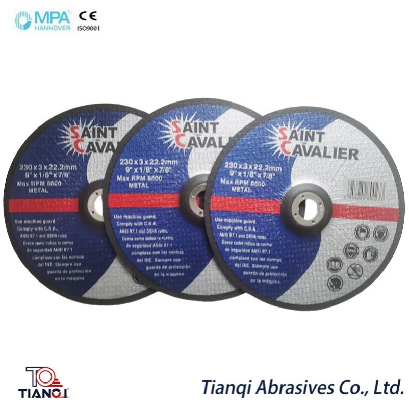 Factory Mass Production Wear Resistant 230X3X22.2mm Metal Cutting Discs