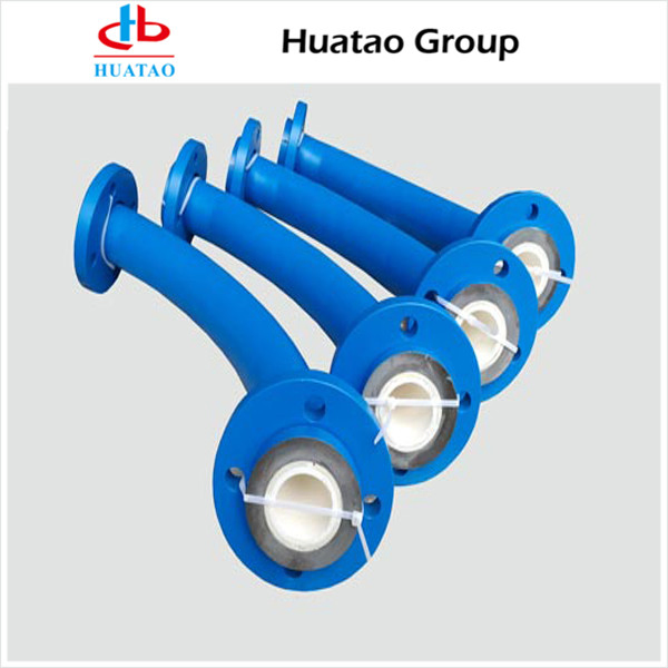 Ceramic Tile Lined Steel Elbow Pipe