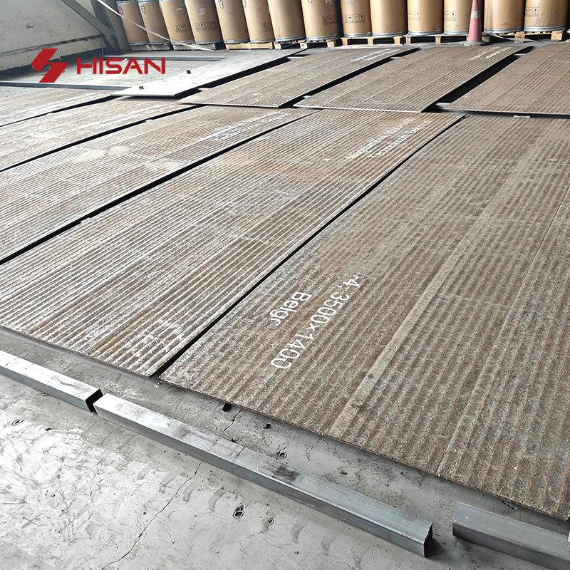 Hisan Wave Bead Wear Resistant Chrome Carbide Overlay Hardfacing Weld Plate