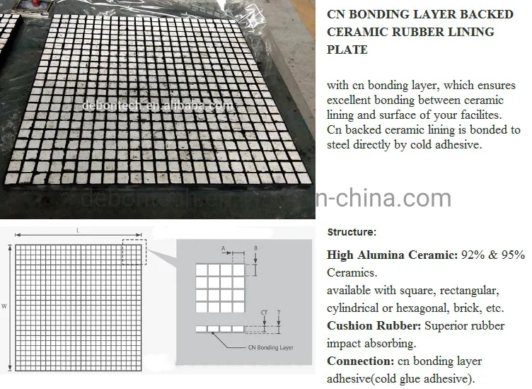 Ceramic Rubber Liner with CN Layer