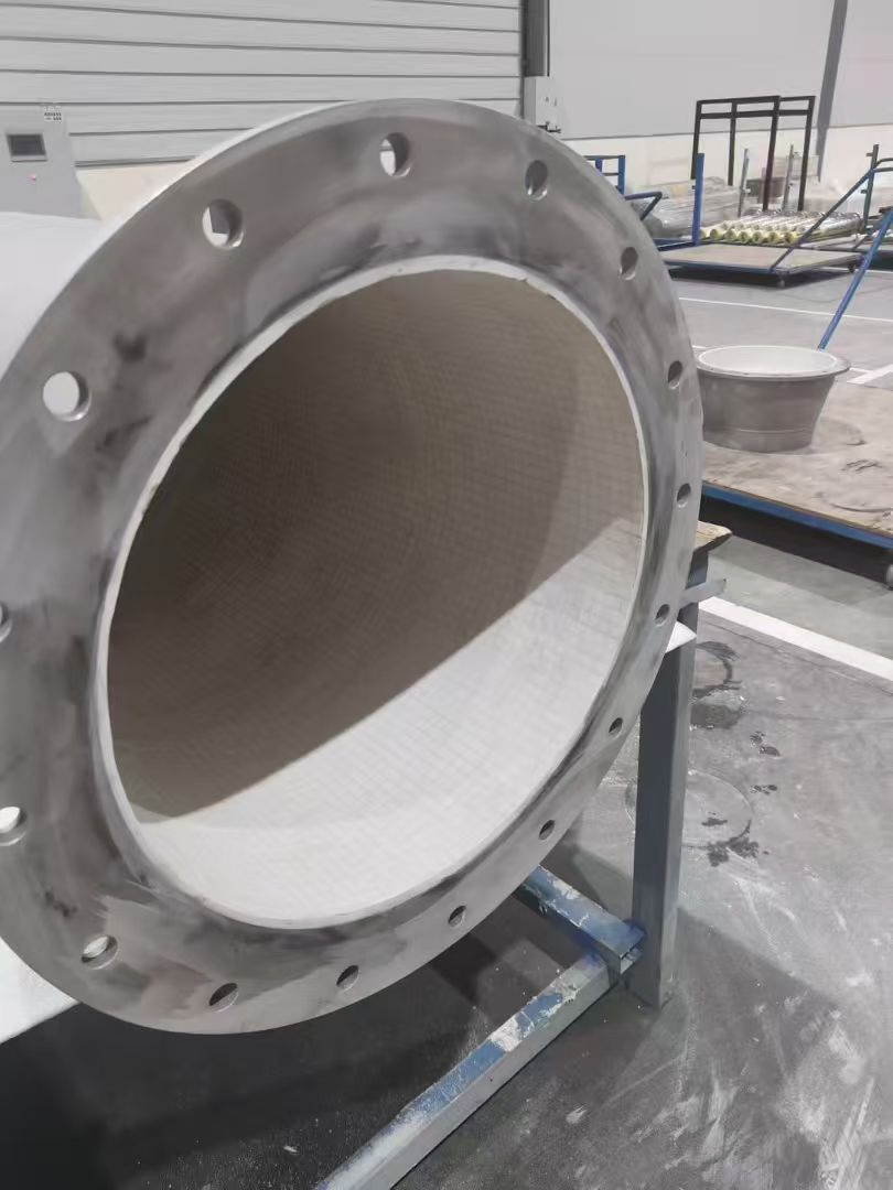 Ceramic Lined Steel Pipe with 95%Alumina Ceramics for Mining Industries