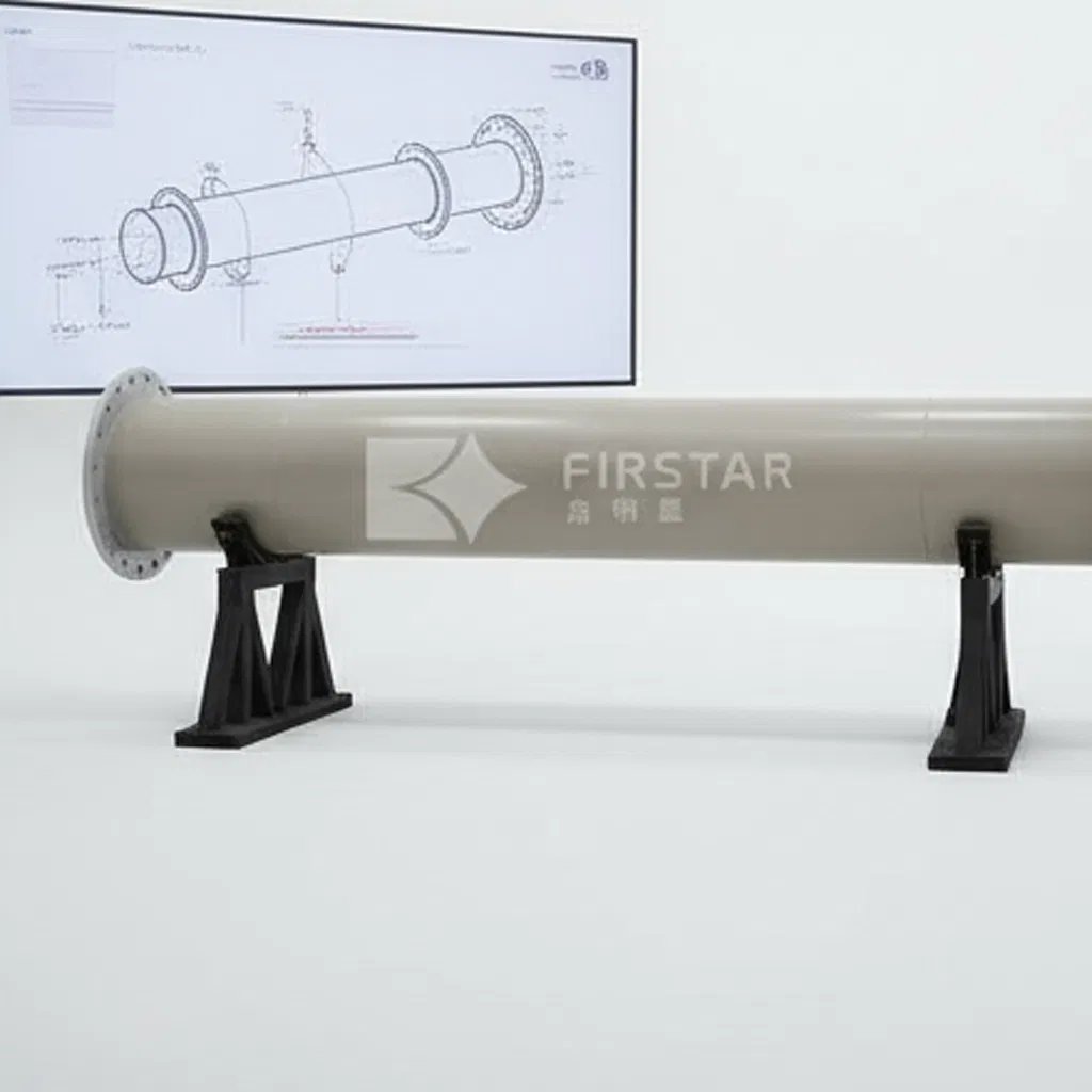 Carbon Steel Pipes Lined with Wear Resistant 95% Alumina Ceramic Tiles