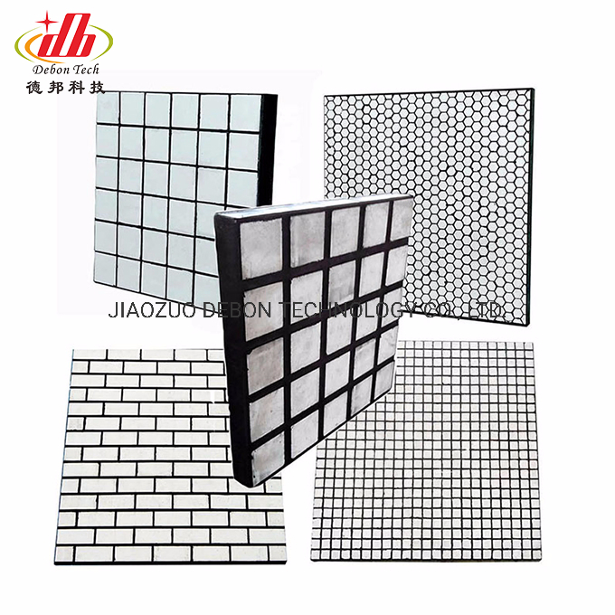 Wear Resistant Zta Ceramic Rubber Wear Plate Steel Backed Panel Ceramic Wear Liner