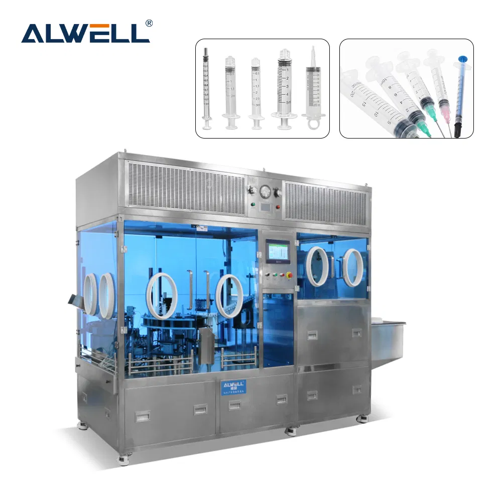 Automatic Luer Lock Syringe Chitosan Gel Filling Capping Machine