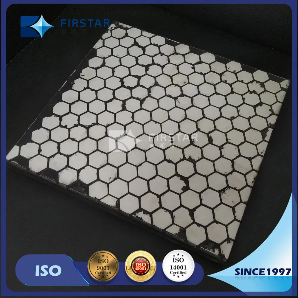 Durable Composite Rubber Ceramic Wear Liners with Steel Plate