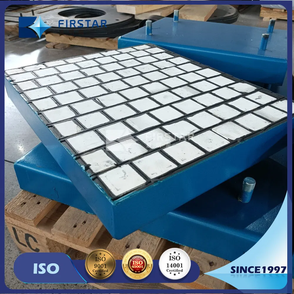 Abrasion &amp; Impact Resistant Ceramic Block Rubber Ceramic Chute Liner