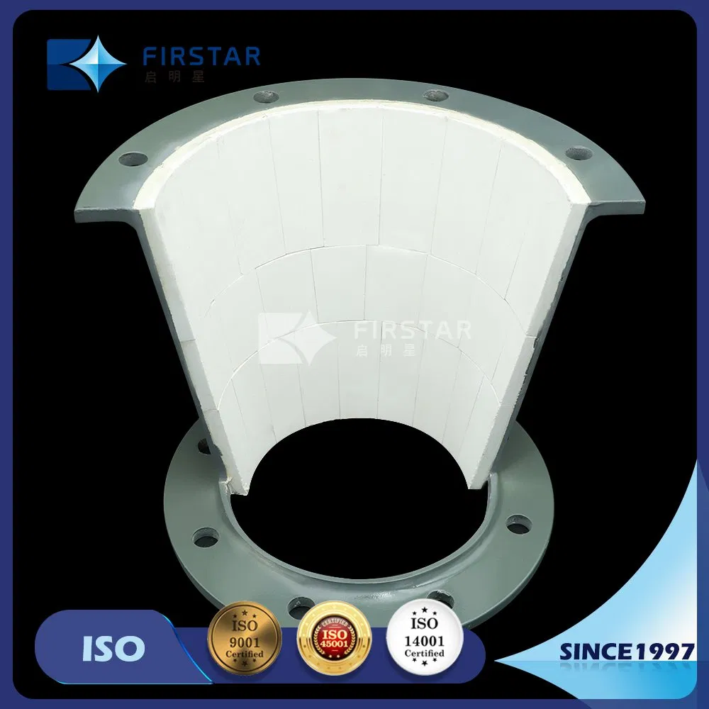 Abrasion Resistance Alumina Ceramic Lined Pipelines Applied in Mining Industry