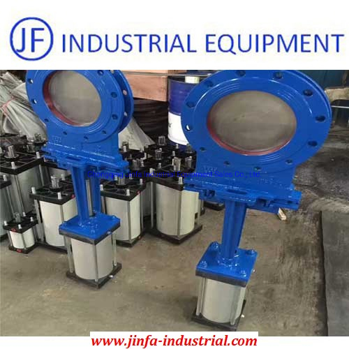 DN300 Manual Operate Ceramic Lined Knife Gate Valve