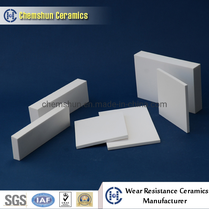 Hot Resistant 92% 95% Alumina Ceramic Wear Plate Lined Hopper for Cement