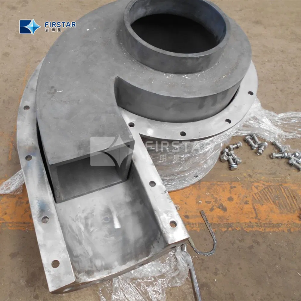 Super Wear Resistance Reaction Bonded Silicon Carbide Rbsic Liner Solutions