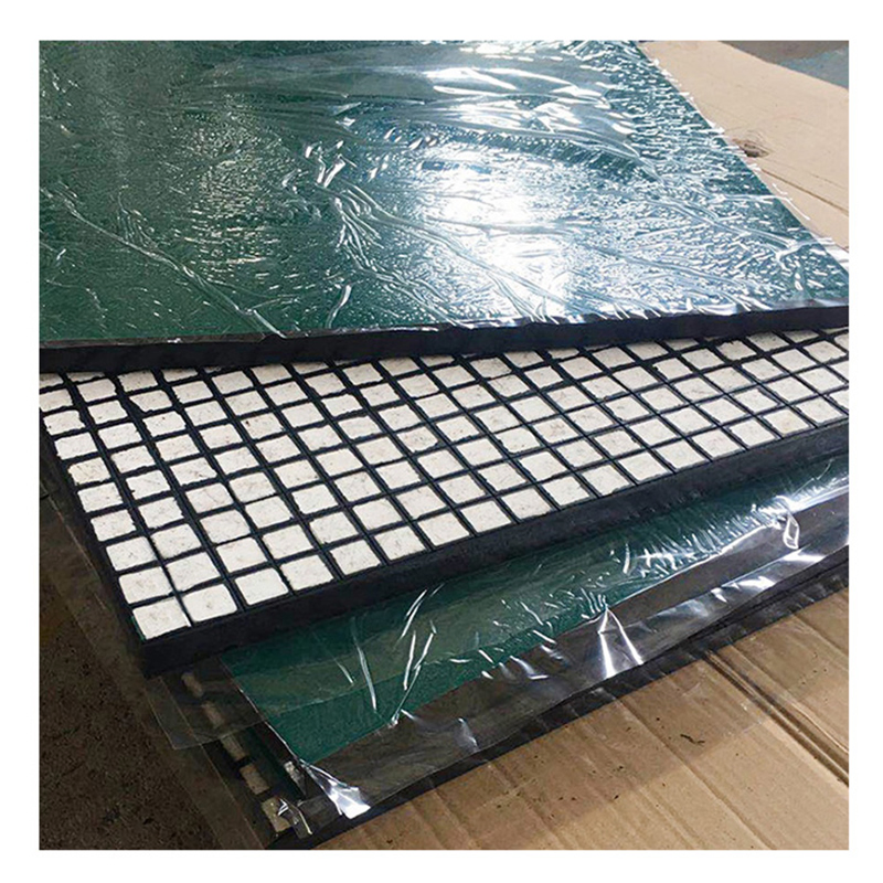 Wear Resistant Ceramic Rubber Composite Lining Chute Rubber Ceramic Lining