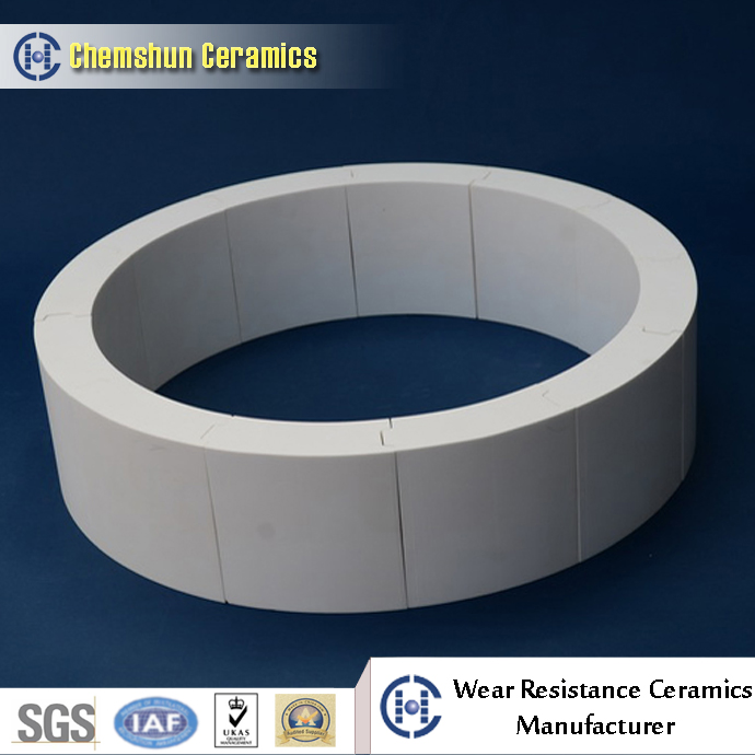 Industry Ceramic Wear Resistant Cone Tiles (150*50/46*25 mm)