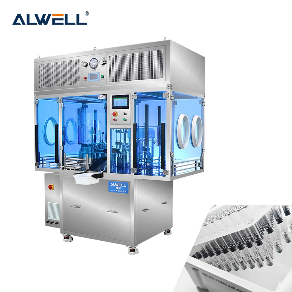 Automatic Disposable Syringe Injection Needle Filling Machine for Medical Cosmetic Applications Plastic Glass